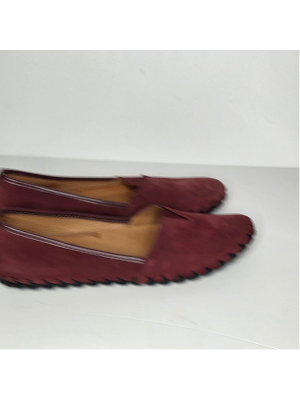 Spring Step Kathaleta Bordeaux Suede Burgundy Loafers Women's Size 41 US 9.5- 10 - Picture 6 of 13